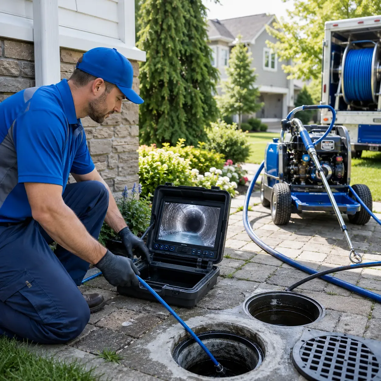 Outdoor drain cleaning professionals serving Mapleton Depot, PA