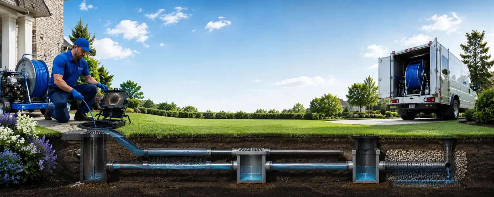 Outdoor drain cleaning information for Mapleton Depot, PA
